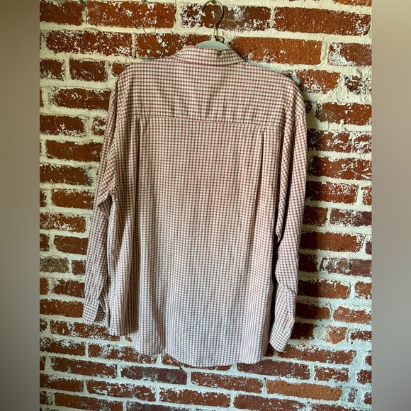 90s Bugle Boy Company red & green plaid button down - Picture 8 of 9